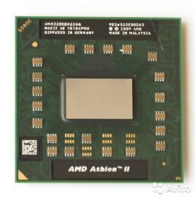    AMD Athlon II Dual-Core Mobile M300 AMM300DBO22GQ Socket S1 (S1g3) 2.0 Caspian. 